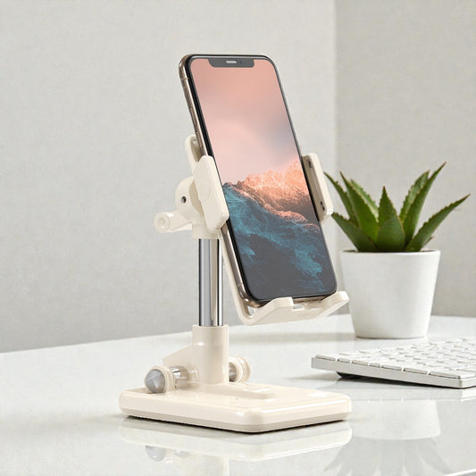 Kelura Foldable Desktop Phone Stand - Pearl White