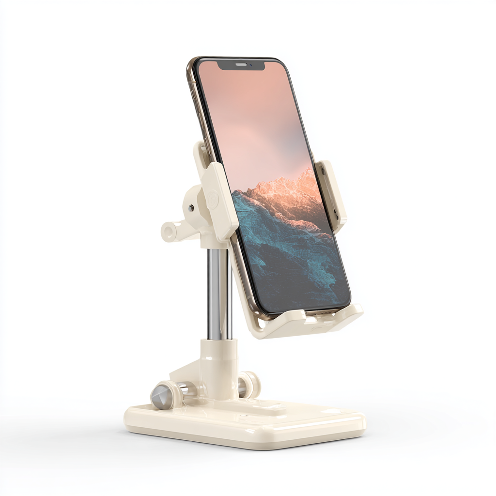 Kelura Foldable Desktop Phone Stand - Pearl White